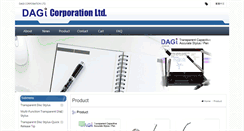 Desktop Screenshot of dagi-stylus.com